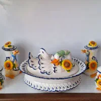 سرویس عصرانه خوری ۱۱ تیکه قدیمی
