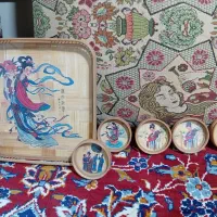 سینی و نعلبکی ژاپنی عتیقه