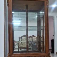 فروش ویترین چوبی منبت