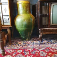 خمره بزرگ عتیقه رنگ کمیاب و موزه ای