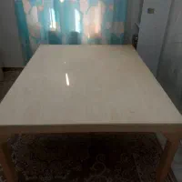 میز چوبی تک بسیار نو و تمیز