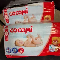 دو بسته پوشک cocomi سایز ۲ -۳۸ عددی