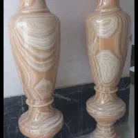 گلدان سنگی مرمر پرتقالی