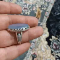 انگشتر نقره عقیق کبود