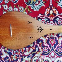 سه تار مفاخری سوخت نگاری شده