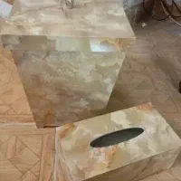 جا دستمال کاغذی و سطل زباله