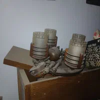 لوستر چوبی