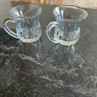 دو دست استکان بلور