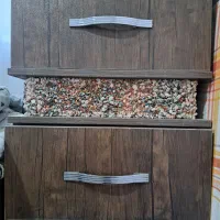 تخت خواب دونفره با دوتا پاتختی با خوشخواب