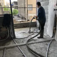 شیب بندی و کف ساختمان با فوم بتن