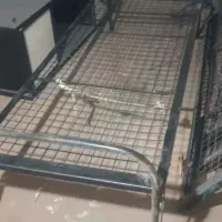 تخت فلزی سربازی تک طبقه