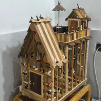 گنجه ی چوبی کاملا کار دست