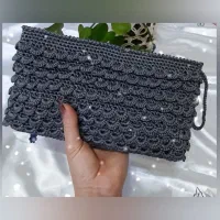 کیف های رافیا و کتان دست بافت