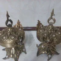 شکلات خوری برنز اصل پایه دار