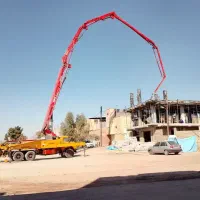 پمپ بتن  ..   پمپ انتقال بتن  ..  پمپ دکل