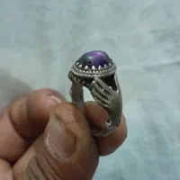 انگشتر نقره دست دلبر
