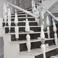 نرده استیل . چوبی . آلومینیوم . پلیمری
