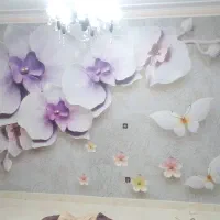 نقاشی ساختمان، کاغذدیواری، کفپوش