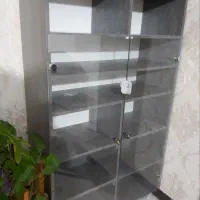 ویترین ام دی اف درب شیشه ای