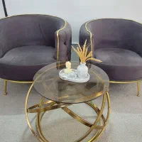 مبل چستر همراه با میز عسلی