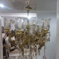 لوستر 12 شعله فرشته برنجی