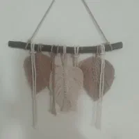 دیوار کوب مکرومه