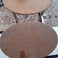 دو عدد میز چوبی