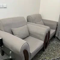 فروش فوری نیم ست مبلمان ۴ نفره سالم