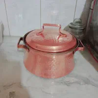 قابلمه مسی چهر نفره