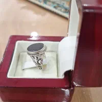 انگشتر حدید سینی با ذکر هفت جلاله