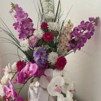 گلهای مصنوعی بسیار زیبا و نو