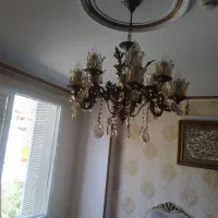 لوستر ۱۲ شعله برنزی اصل