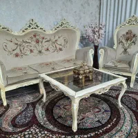مبل 9 نفره سلطنتی با 3عدد میز عسلی