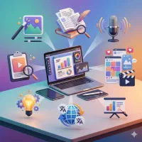 خدمات ساخت تصویر، پاورپوینت،تولید محتوا فتوشاپ