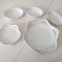 شیرینی خوری لب طلایی چینی مقصود