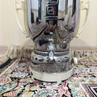 سماور برقی استیل ۵ لیتری سالم و تمیز