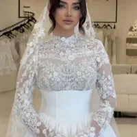 اجاره لباس عروس وارداتی مدل ماهی دودامنه خارجی