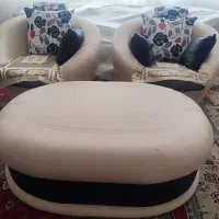 مبل چرم چرخان