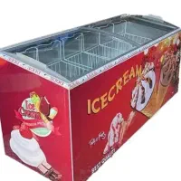 یخچال فریزر صندوقی بستنی فروشگاهی ۵۰۰ لیتری