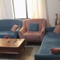 مبل ۷ نفره دست دوم ۵ میلیون با جلو مبلی