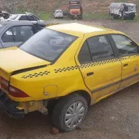 سمند تاکسی  تصادفی