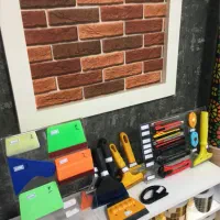 ابزار نصب برچسب ، کاردک ژله ای و پلاستیکی و کاتر