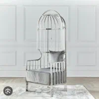 صندلی قفسی صندلی شاه نشین صندلی استیل