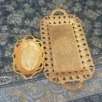 سینی و شیرینی خوری پذیرایی طلایی