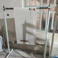 دو عدد دار قالیچه درحدنو قابل تنظیم و چله بندی شده