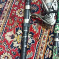 ۵عدد چوب وچرخ ماهیگیری