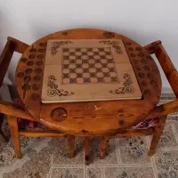 میز تخته نرد و شطرنج