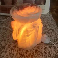 چراغ خواب  سنگ نمک  طرح گل