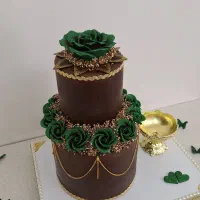 سینی حنابندان.دسته گل حنا و گیفت حنا