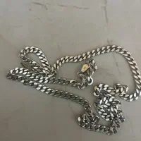 فروش فوری دو زنجیر کارتیه نقره